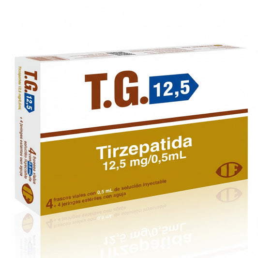 T.G. Tirzepatida 50mg (12,5mg x 4 vials) Indufar